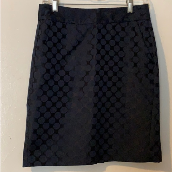 Navy polka dot skirt - Picture 1 of 3